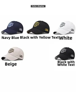 Matrix view of five cotton baseball caps featuring FORCE embroidery in multiple colors