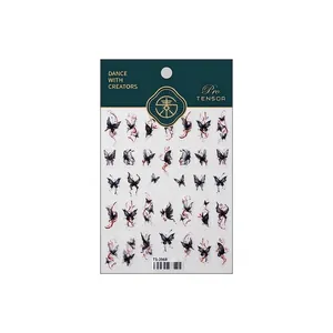 Ink Butterfly self-adhesive nail art stickers with TS-3968 dream butterfly designs