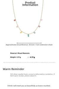 Detail showing 14K gold plated necklace chain length 39.5cm plus 5cm extender