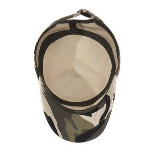 Casquette militaire camouflage pour hommes avec boucle métallique réglable au dos