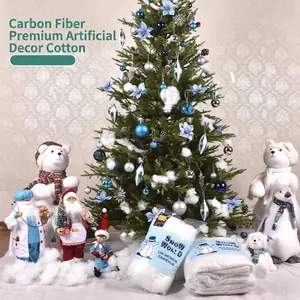 Christmas Artificial Snow Decorative Cotton Blanket Winter Scene Props Fake Snow Indoor Holiday Tree Display White