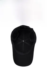 Detail of winter baseball cap interior featuring foldable thickened warm ear flaps