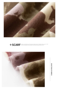 Vue macro détaillée de la texture cachemire douce et des franges de l'écharpe tie-dye