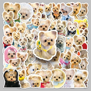 Yorkshire Terrier Stickers PVC Waterproof For Laptop Luggage Scrapbook Cute Dog Animal Decoration DIY