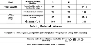 Detailed size chart and fabric composition for women sleeveless top and skirt set