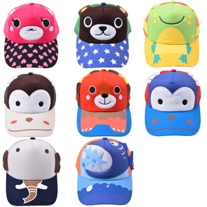 Casquettes de baseball animaux pour enfants avec filet respirant en divers motifs mignons