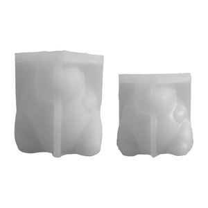 3D Snorlax shaped silicone mold for DIY aromatherapy candles and baking crafts