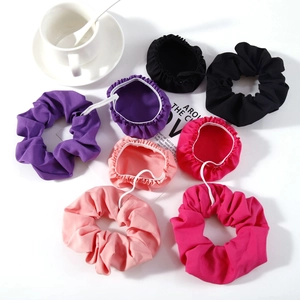 Elastic drink cover scrunchie set in multiple colors for night club safety and anti-spike