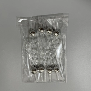 Disco ball mirror straws in bulk packaging for party supplies and wedding decor