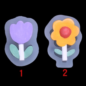 Moule À Fleurs En Silicone Forme De Tulipe Et Tournesol DIY Moulage De Résine Argile Artisanat Cuisine Chocolat