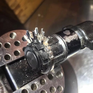 Industrial silver metal ring base with multi-prong setting for multi-stone jewelry making