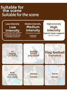 Fitness bodysuit intensity guide for land surfing, paddleboarding, climbing and tennis