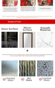 Installation guide for PVC static cling Christmas tree window stickers and decor