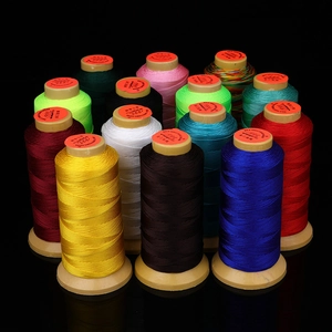 Gold Three Fishes nylon bead cord in multiple vibrant colors for bracelet weaving