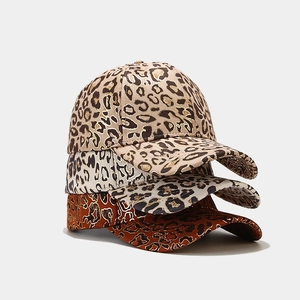Cappello Da Baseball Stampa Leopardata Oro Metallizzato Regolabile Protezione Solare Moda Outdoor Sport Per Donne Uomini