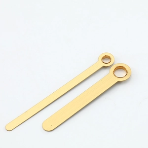 Golden brushed copper clock hands set for quartz movement and needle DIY replacement