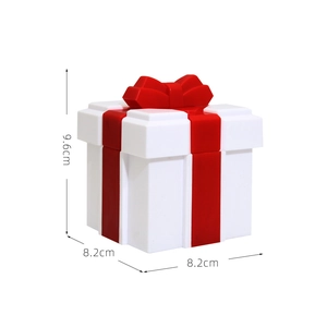 Creative Santa Claus gift box decorative storage ornament with size dimensions