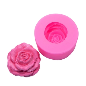 Moule en silicone rose pour gâteaux fondant rose et artisanat de plâtre aromatique