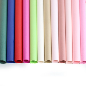 Colorful acid-free tissue paper rolls for floral arrangements and luxury gift wrapping