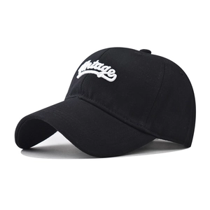 Vintage 3D Embroidered Cotton Baseball Cap For Men Women Adjustable Retro Outdoor Sun Hat Classic Unisex Dad Hat
