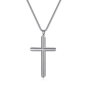 Minimalist Stainless Steel Chain Alloy Pendant Necklace Cross Animal Dragon Skull Goth Punk Jewelry For Men Women Daily Gift
