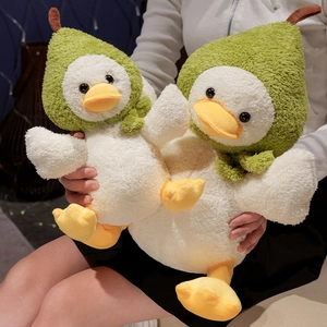Peluche Canard Animal En Peluche Doux Design Capuche En Forme De Poire Décoration Maison Cadeau Anniversaire Enfants