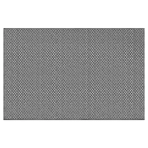 Absorbent non-slip grey textured kitchen runner rug with a durable woven polyester surface