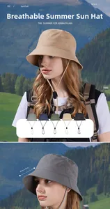 Detail of outdoor sun hat with 6.5cm brim and breathable laser-cut ventilation holes