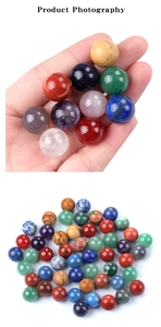Macro shot of 14mm non-porous natural amethyst and agate spheres in various colors