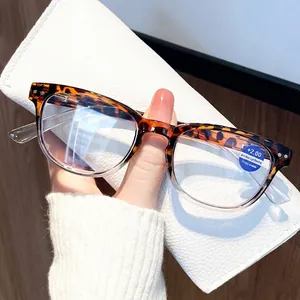 Blue light blocking reading glasses with tortoiseshell frames and +2.00 strength lens