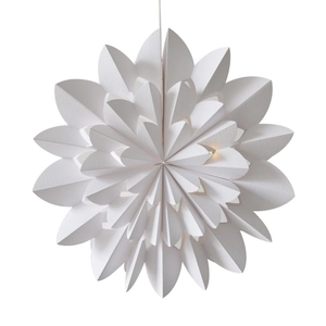 Hanging white multi-layer origami star paper lantern decoration for Christmas party
