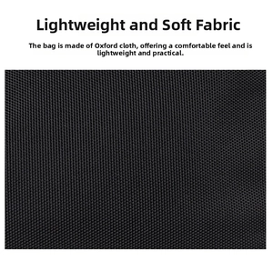Detailed macro view showing the dense texture and waterproof weave of black nylon fabric
