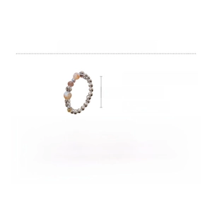 Détails du bracelet en cristal blanc montrant le poids de 16,5g et la longueur de 18cm