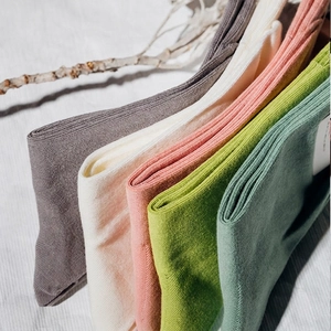 Bunte Baumwoll-Wadenstrümpfe mit Rippmuster im Set für Damen und Herren in Pastelltönen