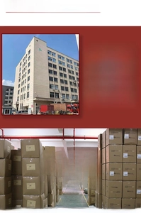 Spacious warehouse and factory facility for Christmas craft tree decorations