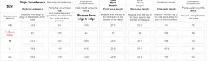 Size guide with detailed measurements for women high waist straight leg washed denim jeans