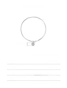 Detail specifications of S925 sterling silver snake chain bracelet with 6mm zircon stone