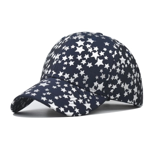 Baseball Cap All Over Star Print Cotton Adjustable Sun Hat Outdoor Casual Streetwear For Men Women Unisex Hip Hop Style