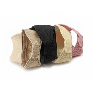 Minimalist straw knit open top sun visor hat in four colors with adjustable velcro strap