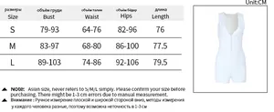 Size guide table for lace jumpsuit featuring bust, waist, and hip measurements in centimeters
