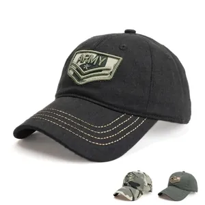 Cappellino Da Baseball Stile Militare Cotone Camouflage Protezione Solare Regolabile Cappello Tattico Esterno Unisex