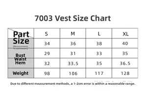 Detailed size chart for high-impact sports bra showing measurements for S to XL sizes
