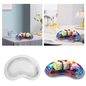Molde De Silicona Forma Irregular De Guisante DIY Fundición Resina Epoxi Para Bandeja Decoración Joyas