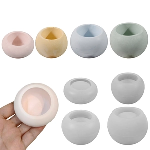 Silicone Mold For Flower Pot Plant Container Storage Jar Resin Casting Plaster Gypsum Craft Handmade Ornament DIY Tool