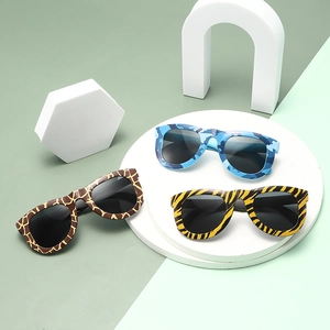 Kids Sunglasses Plastic Animal Print Tiger Zebra Camouflage Novelty Party Gift Glasses Boys Girls