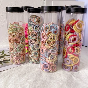 Bunte Elastische Haargummis Hohe Elastizität Nylon Haarbänder Nahtlose Pferdeschwanzhalter Für Kinder Babys