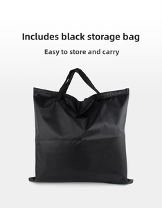 Bolsa de transporte de nailon negro con asas reforzadas para set de juego de golf