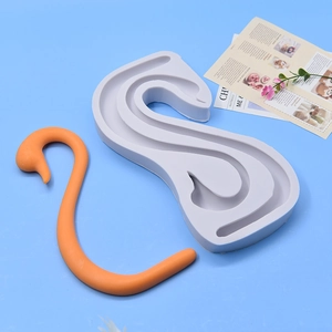 Stampo in silicone a collo di cigno per decorazione torte e artigianato fai-da-te elegante