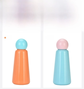 Detailed comparison of two-tone stainless steel vacuum flasks with spherical lids