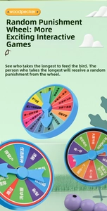 Three-piece interactive spinner wheel game set for social and family activities